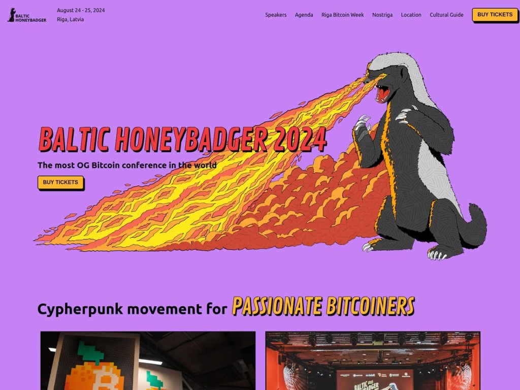 Baltic HoneyBadger 2024 - Event screenshot
