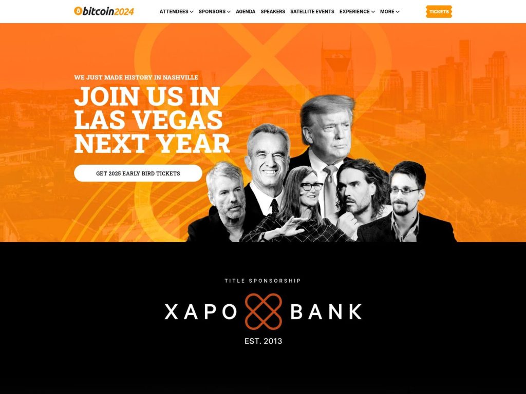 Bitcoin 2024 - Event screenshot