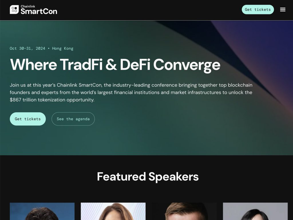 Chainlink SmartCon 2024 - Event screenshot