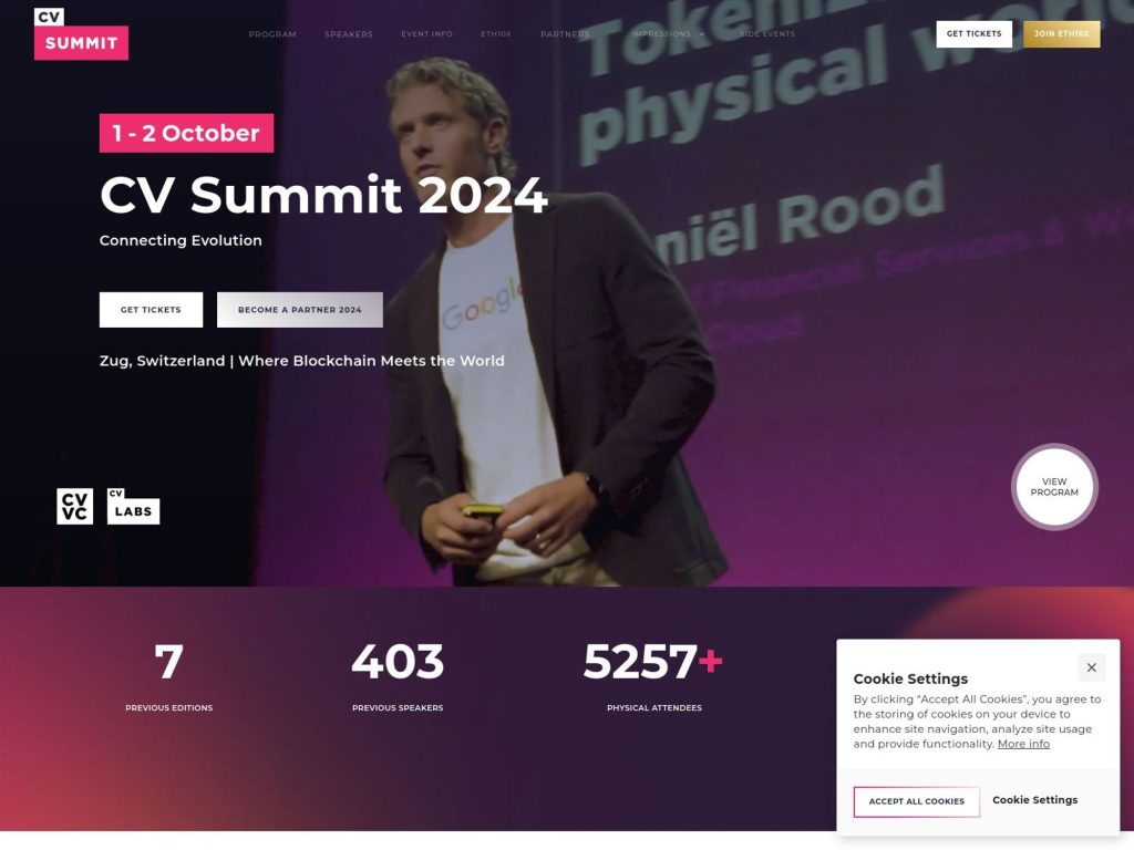 CV Summit 2024 - Event screenshot