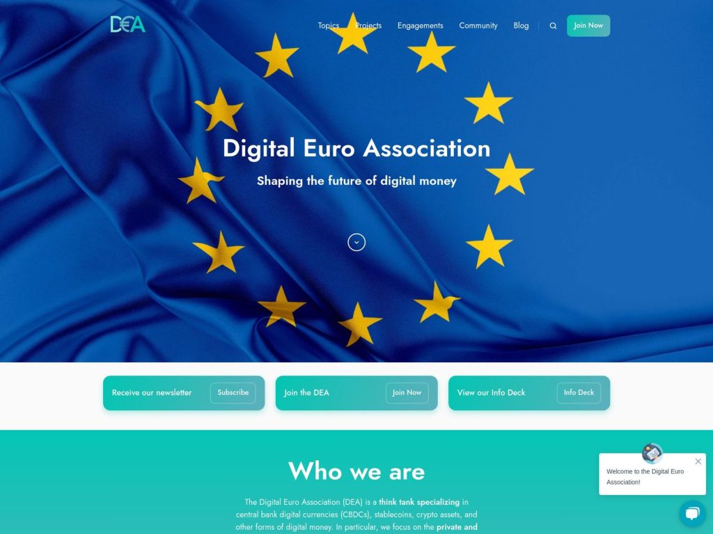Digital Euro Conference 2025 - Event screenshot