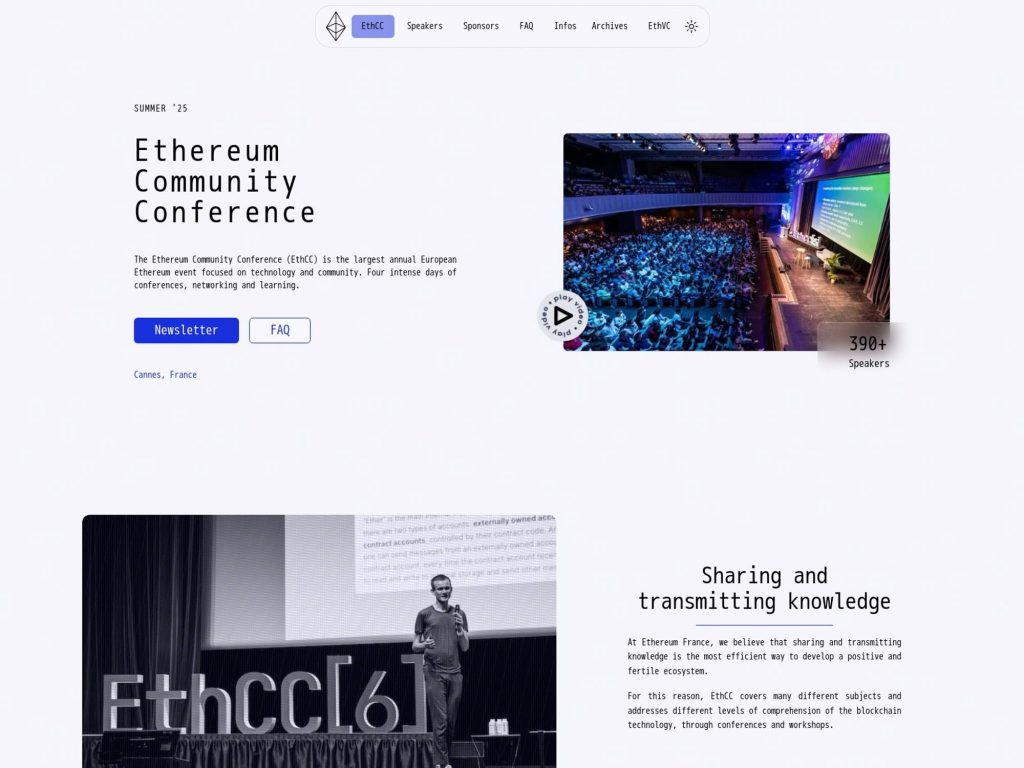 Ethereum Community Conference (EthCC) 7 image