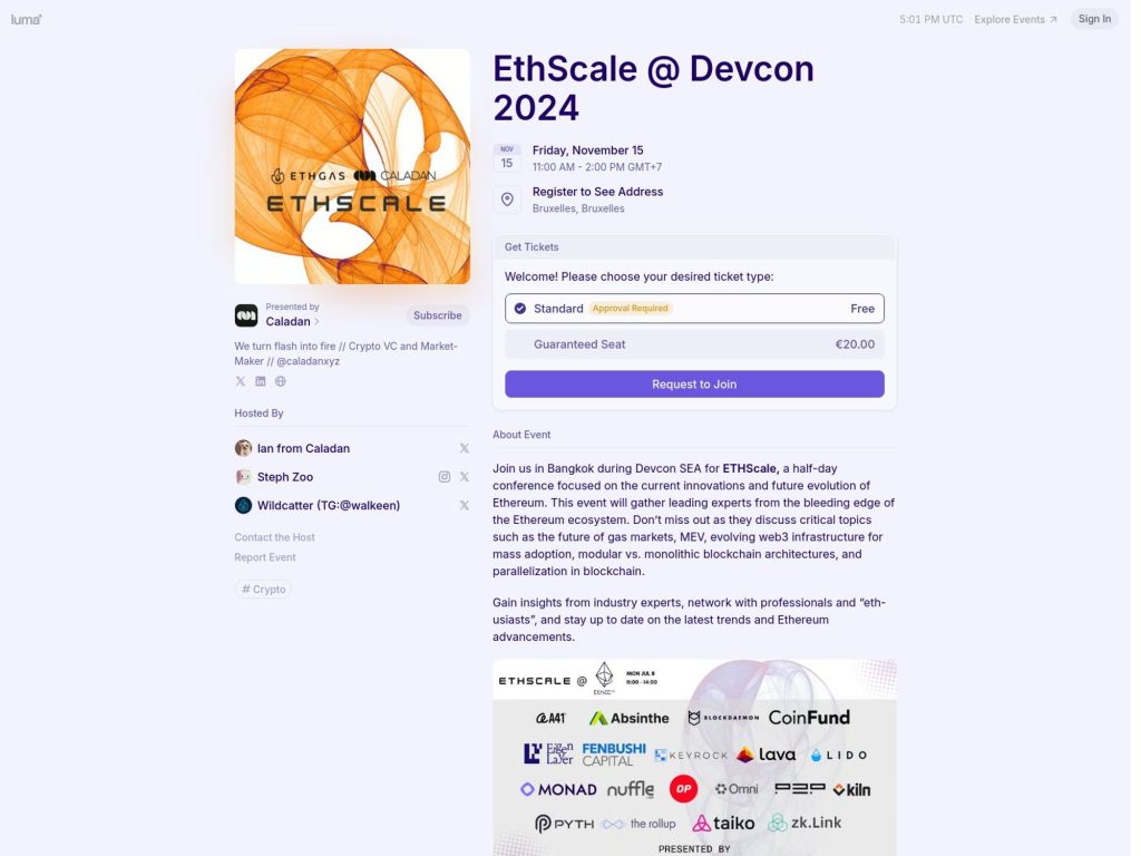 EthScale @ EthCC 7 Brussels image