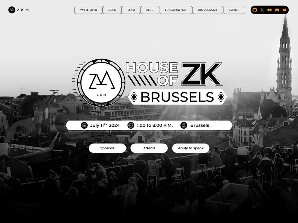 House of ZK Brussels 2024 screenshot