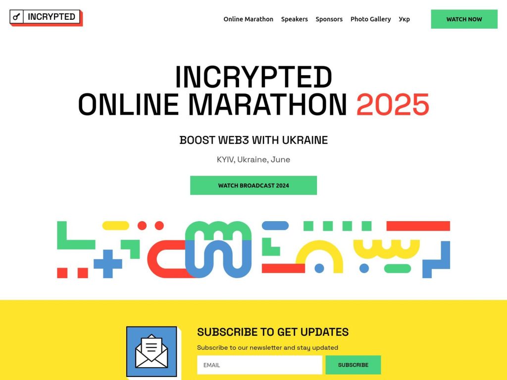 Incrypted Online Marathon 2024 - Event screenshot