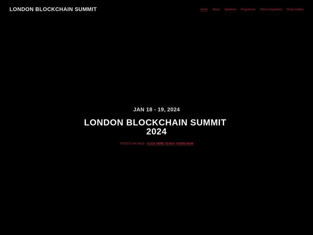London Blockchain Summit image