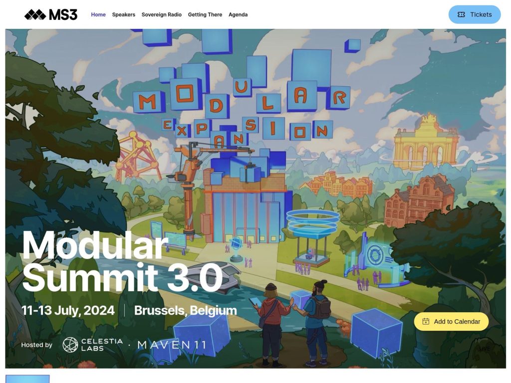 Modular Summit 3.0 Brussels screenshot