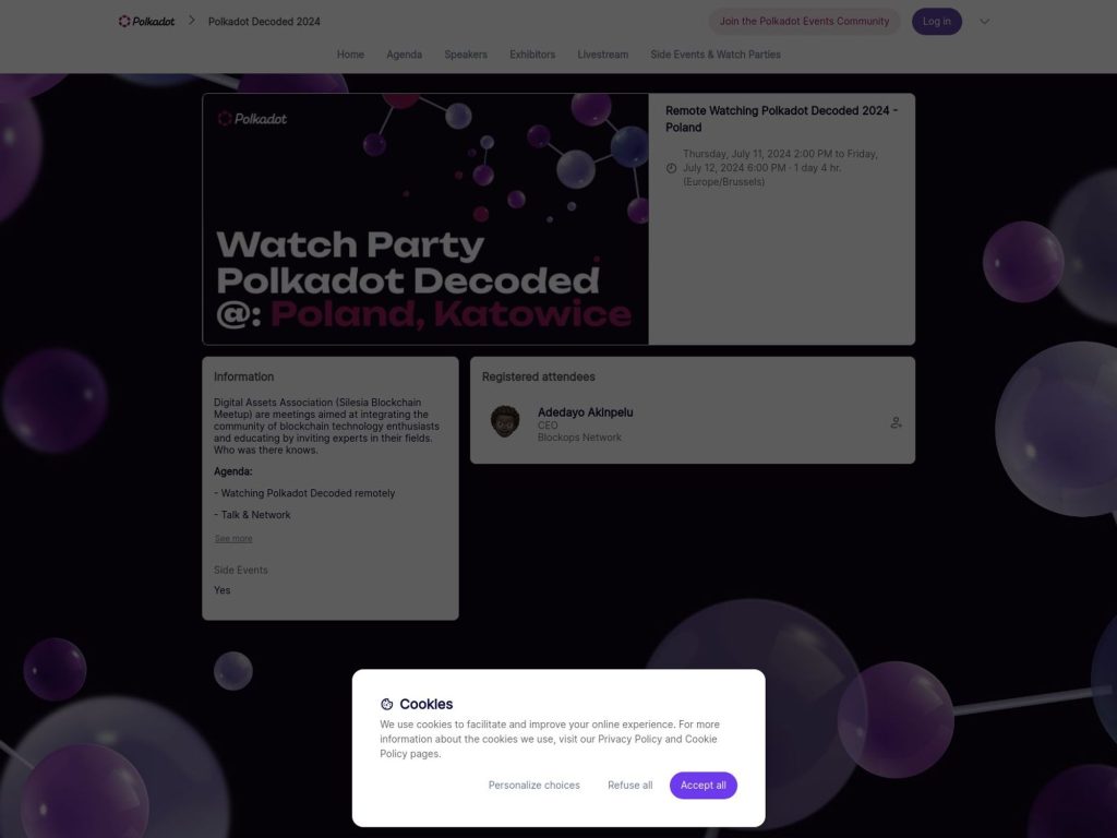 Remote Watching Polkadot Decoded 2024 image