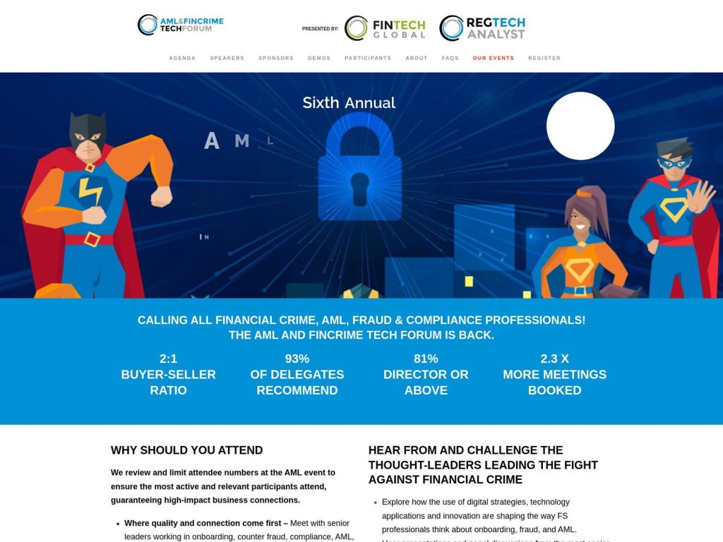 AML & FINCRIME Tech Forum 2024 image