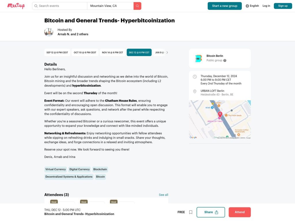 Bitcoin and General Trends - December 2024 - Event screenshot