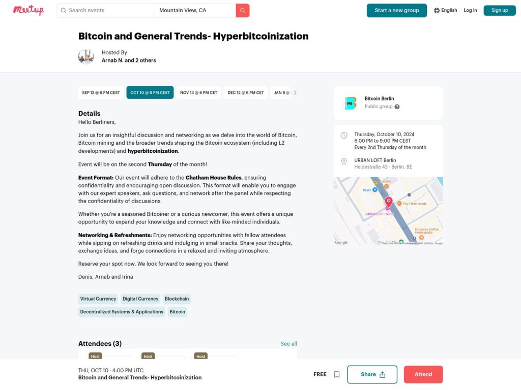 Bitcoin and General Trends - October 2024 - Event screenshot