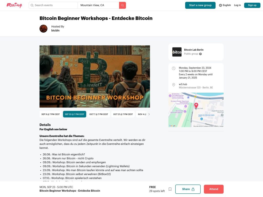 Bitcoin Beginner Workshop - Where to buy Bitcoin image