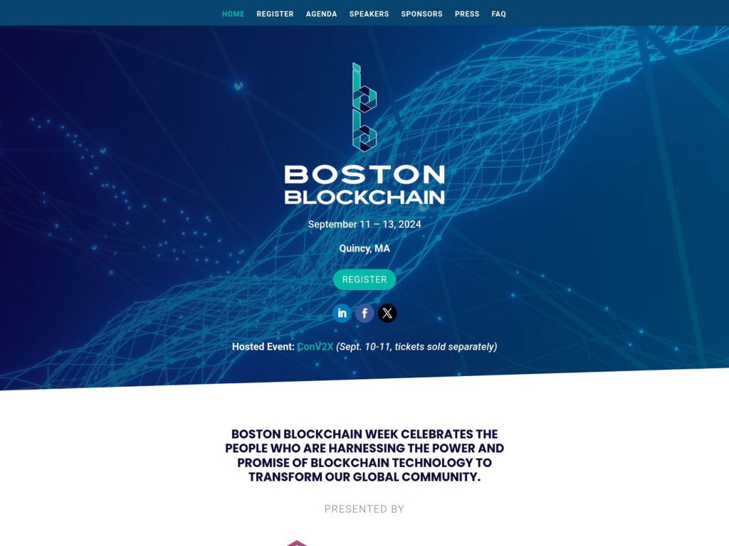 Boston Blockchain Week 2024 (BBW24) image