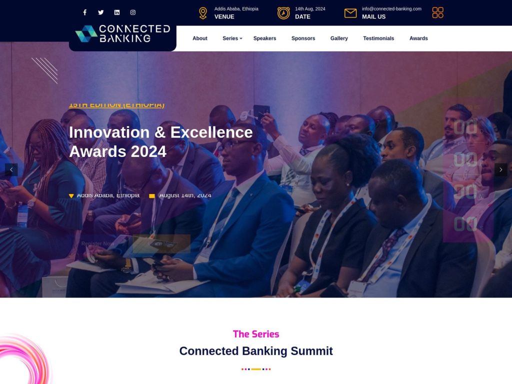 Connected Banking Summit - Event screenshot