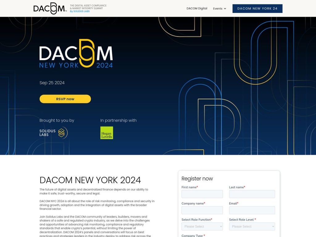 DACOM NYC 2024 - Event screenshot