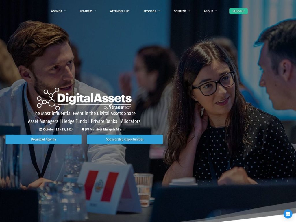 Digital Assets US - Event screenshot