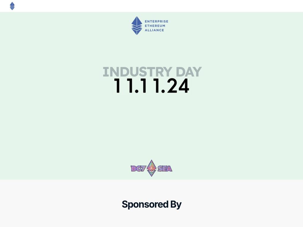 Ethereum Industry Day at Devcon 7 - Event screenshot