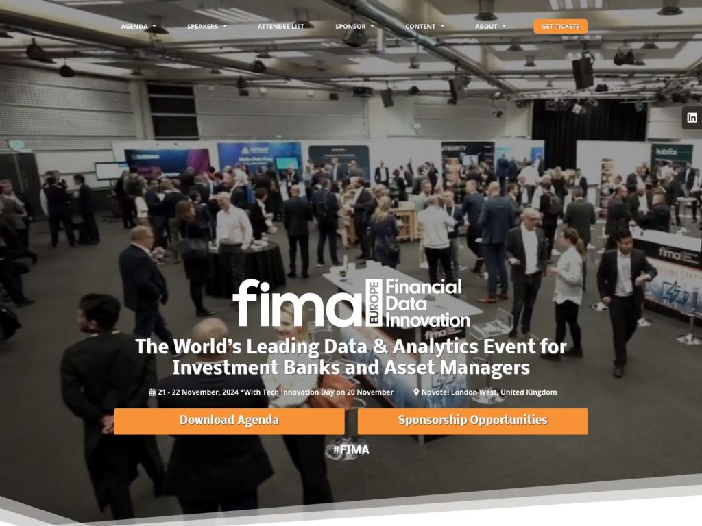 FIMA Europe - Event screenshot