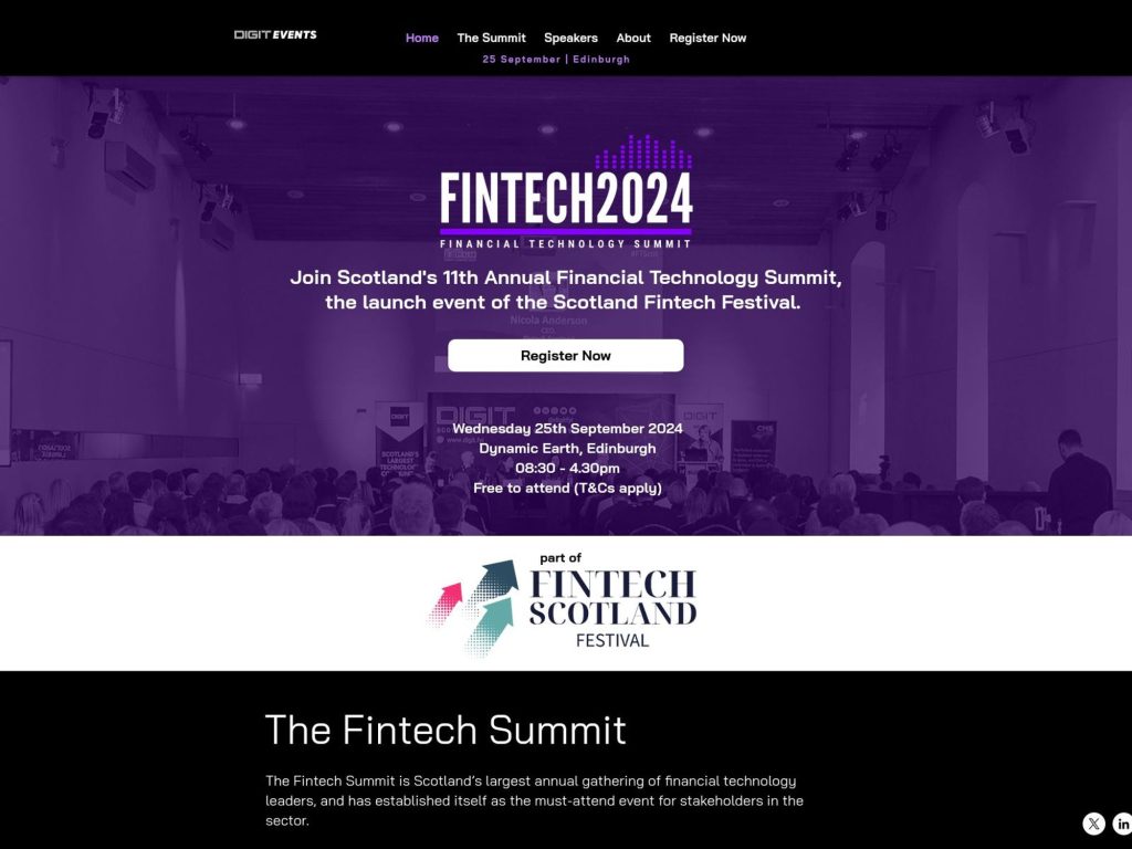 Financial Technology Summit - Event screenshot