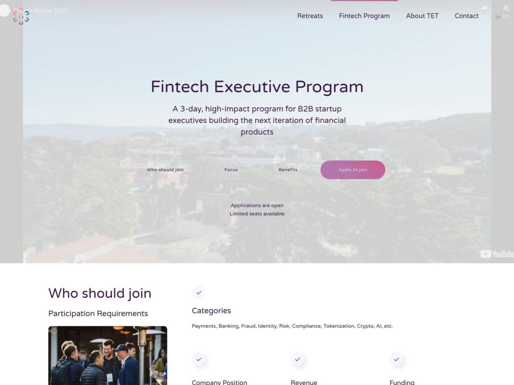 Fintech Executive Program image