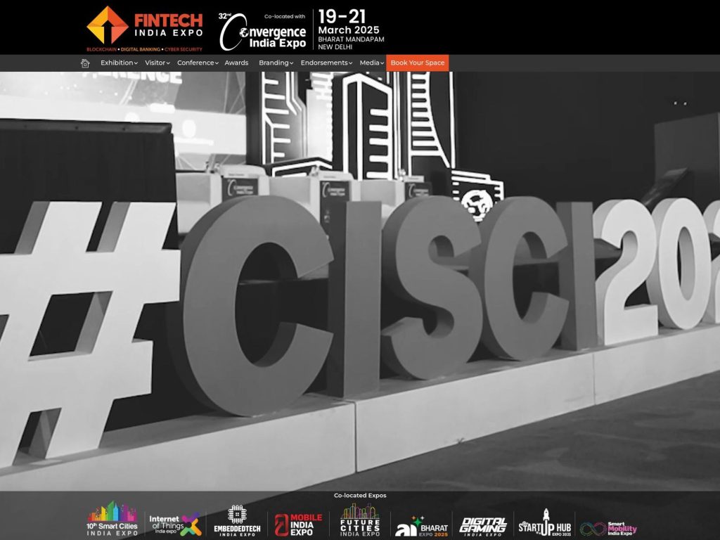 FinTech India Expo - Event screenshot