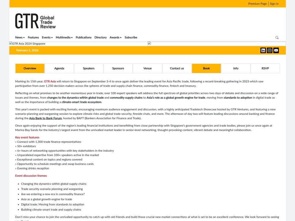 GTR Asia 2024 screenshot