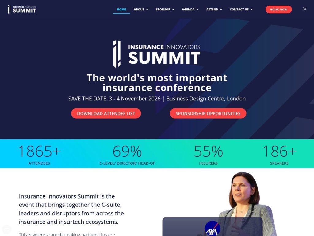 Insurance Innovators Summit screenshot