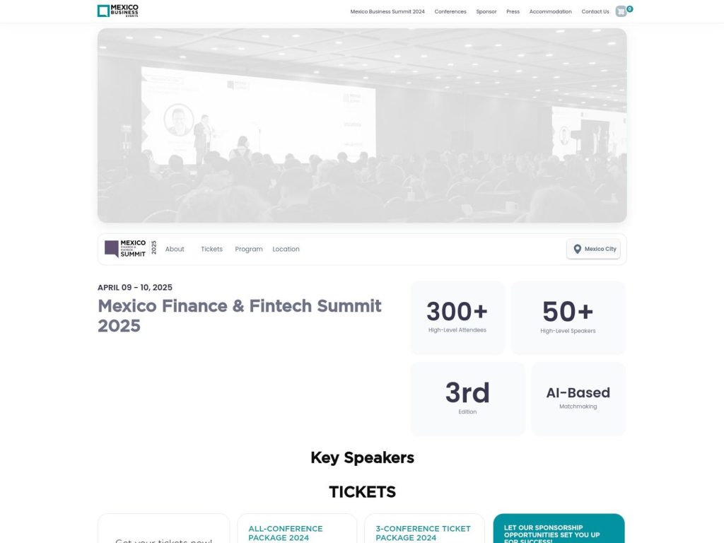 Mexico Finance & Fintech Summit image