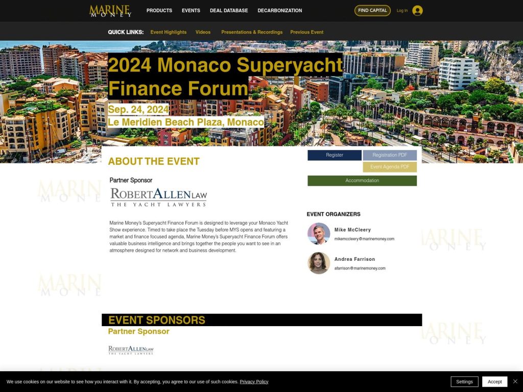 Monaco Superyacht Finance Forum image