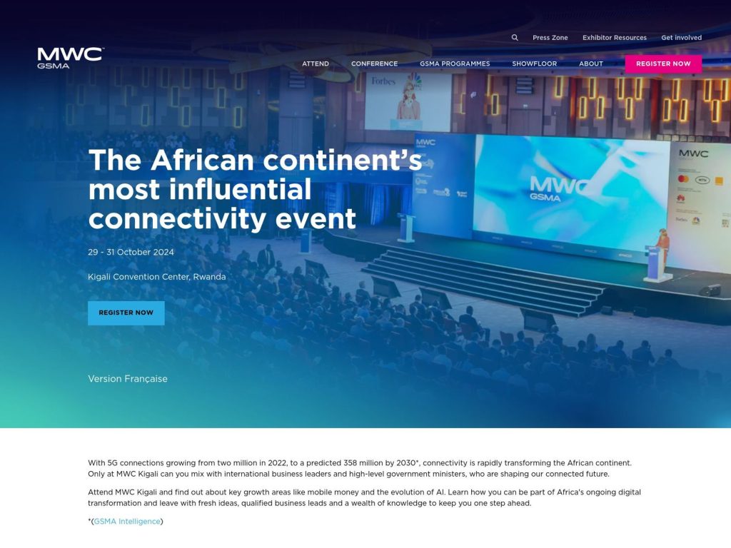 MWC Kigali - Event screenshot