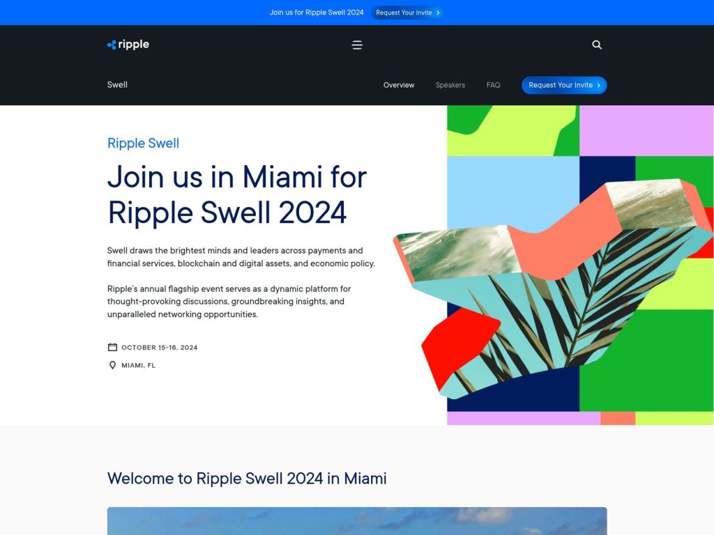 Ripple Swell 2024 - Event screenshot