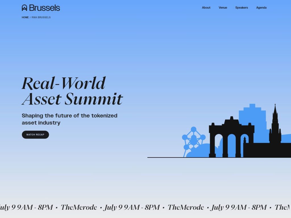 RWA Tokenization Summit - Event screenshot
