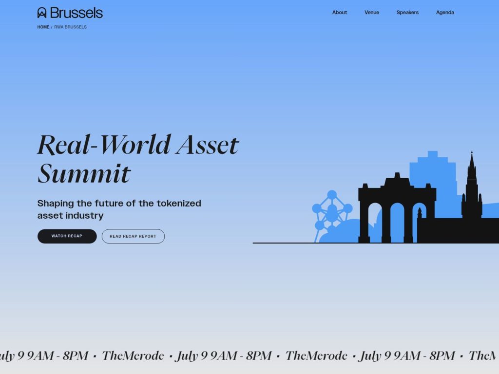 RWA Tokenization Summit screenshot