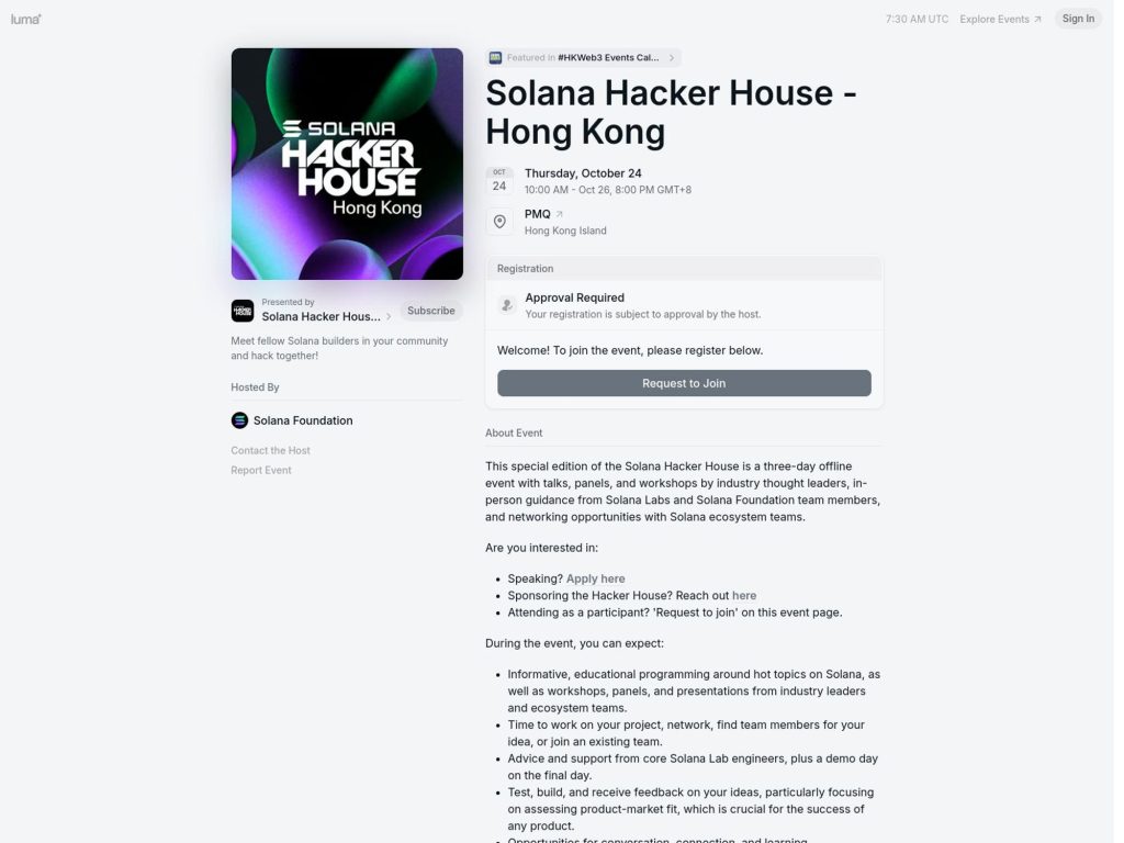Solana Hacker House image
