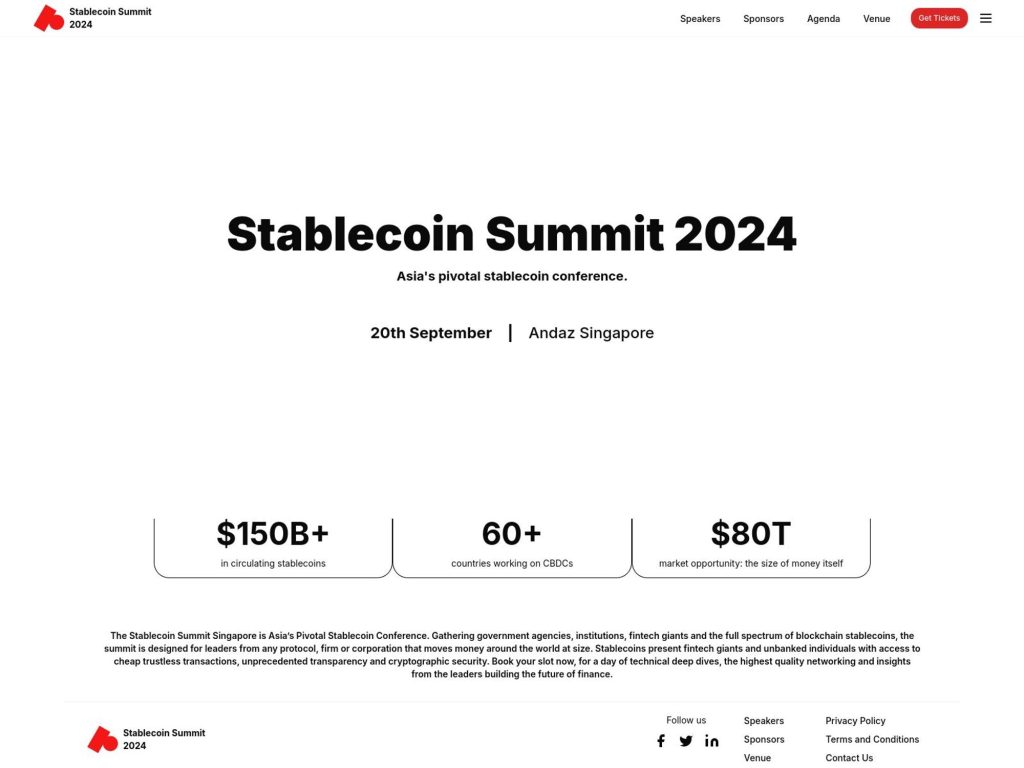 Stablecoin Summit 2024 image