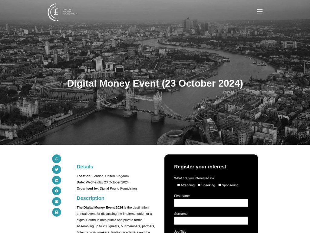 The Digital Money Event 2024 image