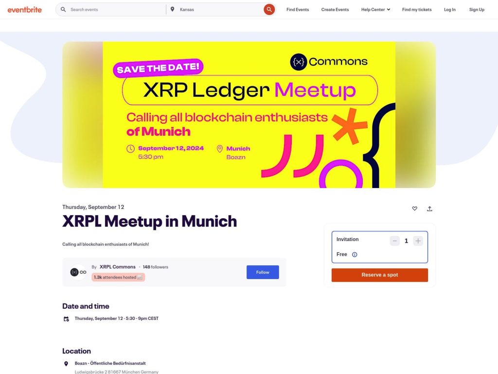 XRP Ledger Meetup - Event screenshot