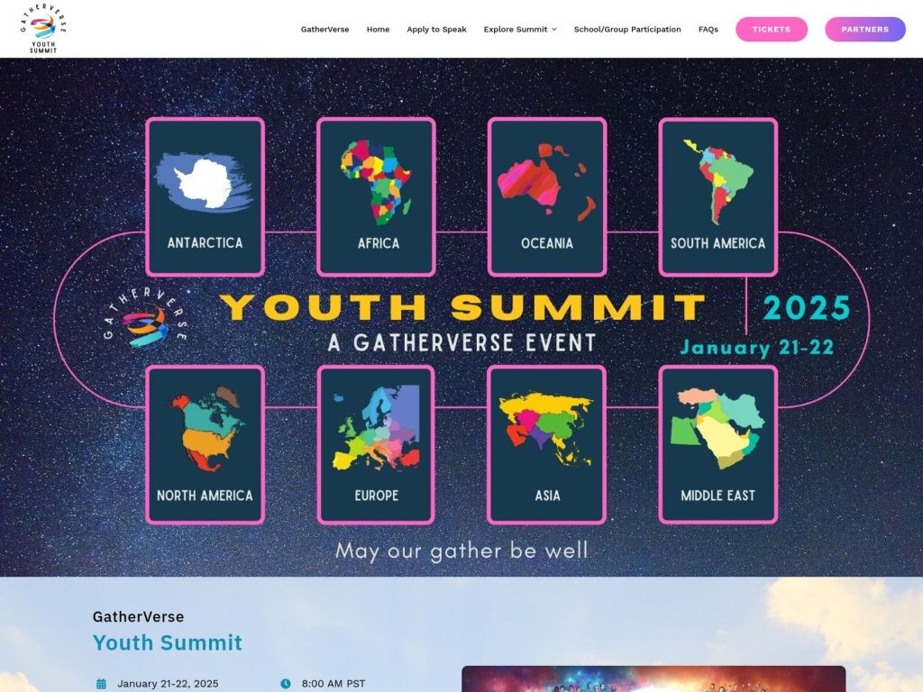 Youth Summit - Event screenshot