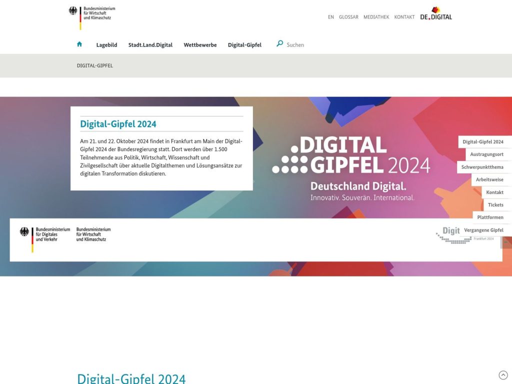 Digital-Gipfel 2024 - Event screenshot