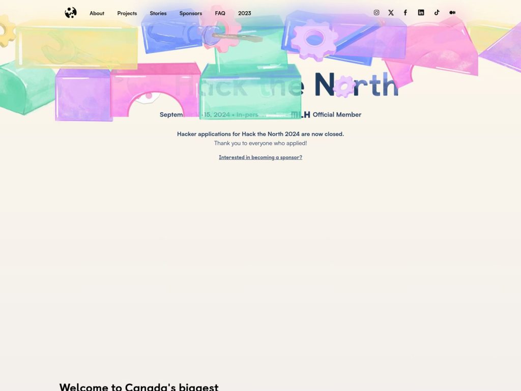 Hack the north image