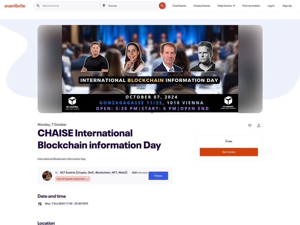 International Blockchain information Day image