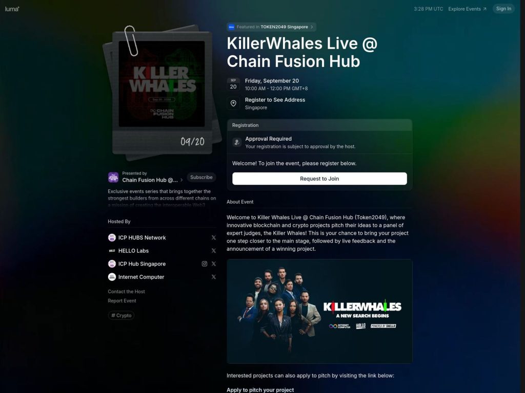 KillerWhales Live @ Chain Fusion Hub - Event screenshot
