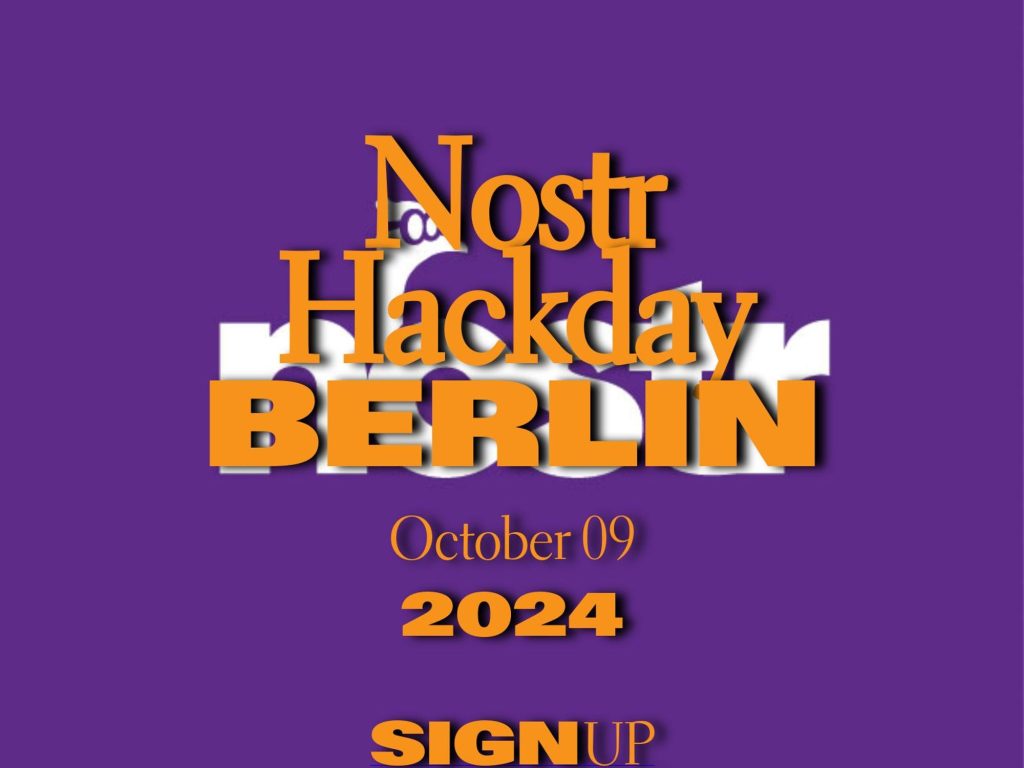 Nostr Hackday - Event screenshot