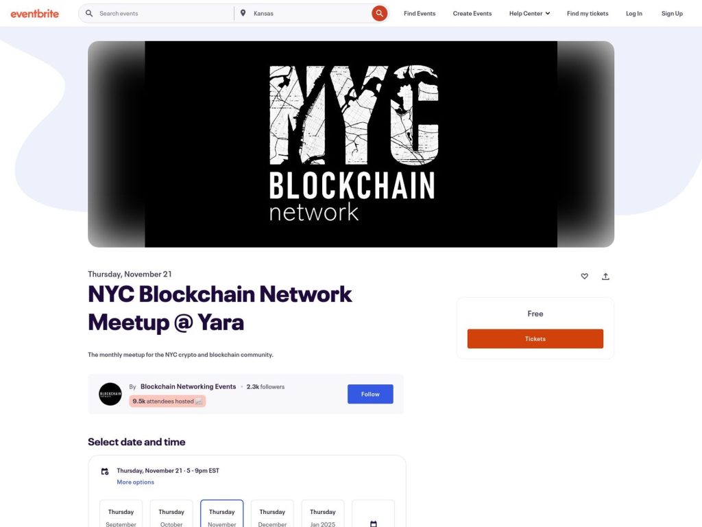 NYC Blockchain Network Meetup @ Yara - November 2024 image