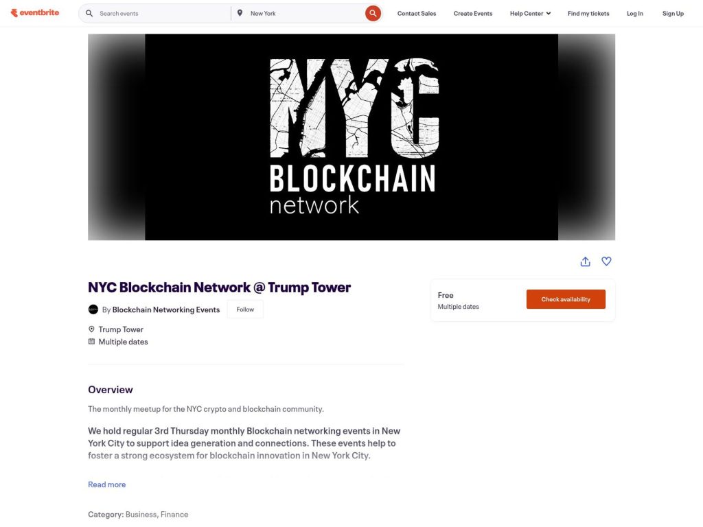 NYC Blockchain Network Meetup @ Yara - September 2024 screenshot