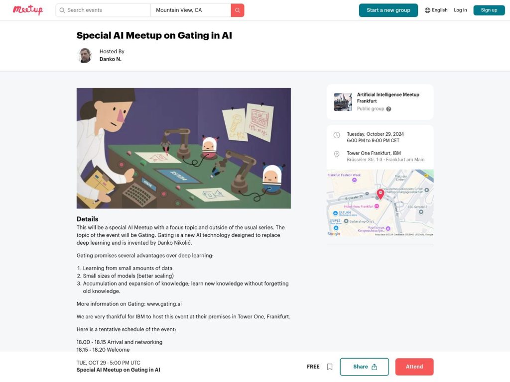 Special AI Meetup on Gating in AI image