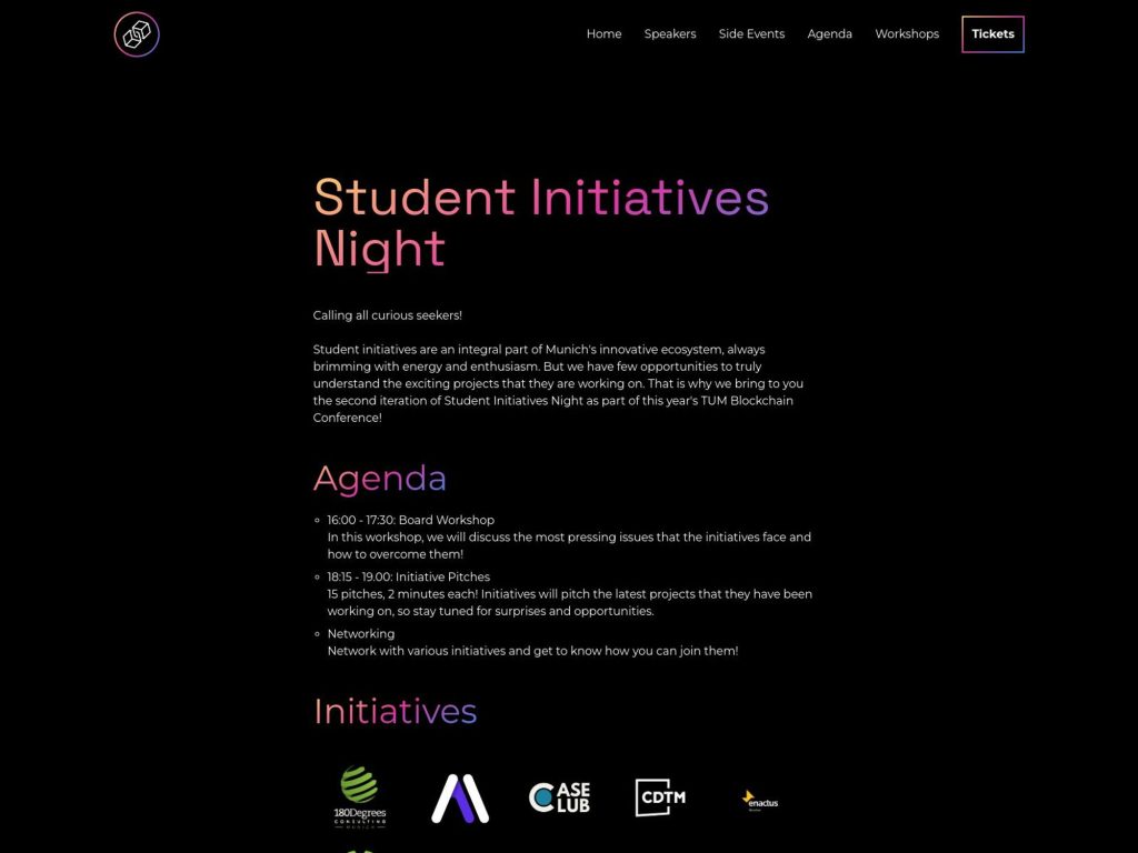 Student Initiative Night - TUM Blockchain Conference 24 image