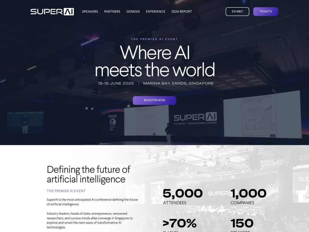 SuperAI 2025 - Event screenshot