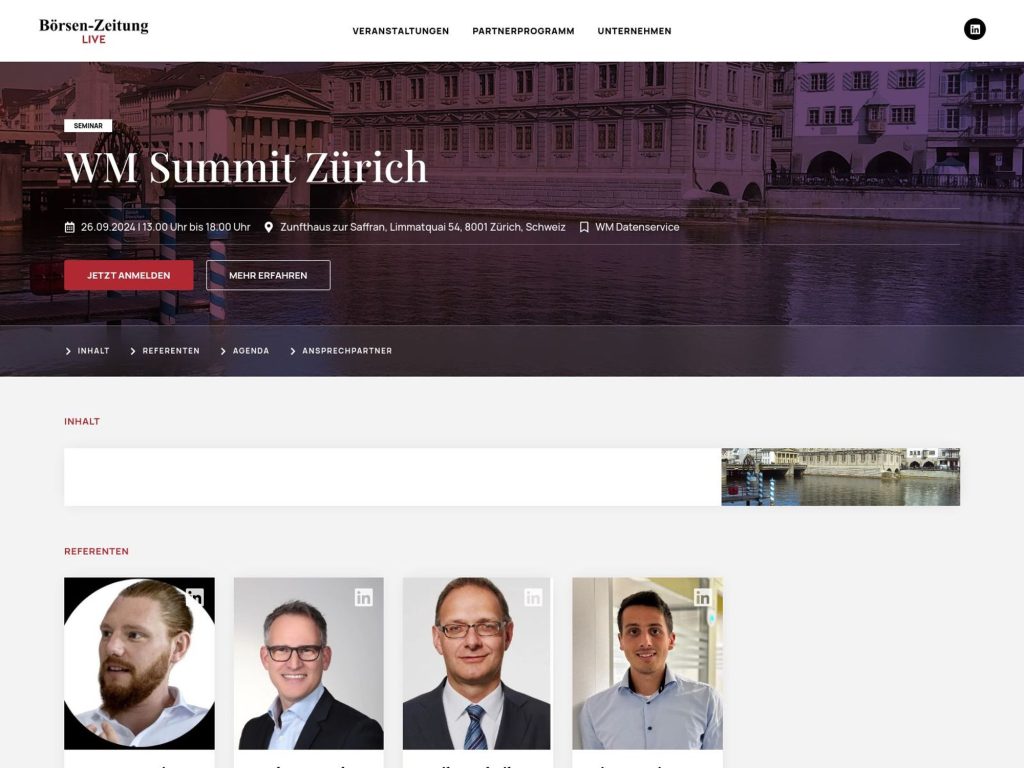 WM Summit Zurich image