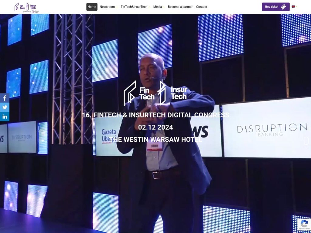 16. FinTech & InsurTech Digital Congress - Event screenshot